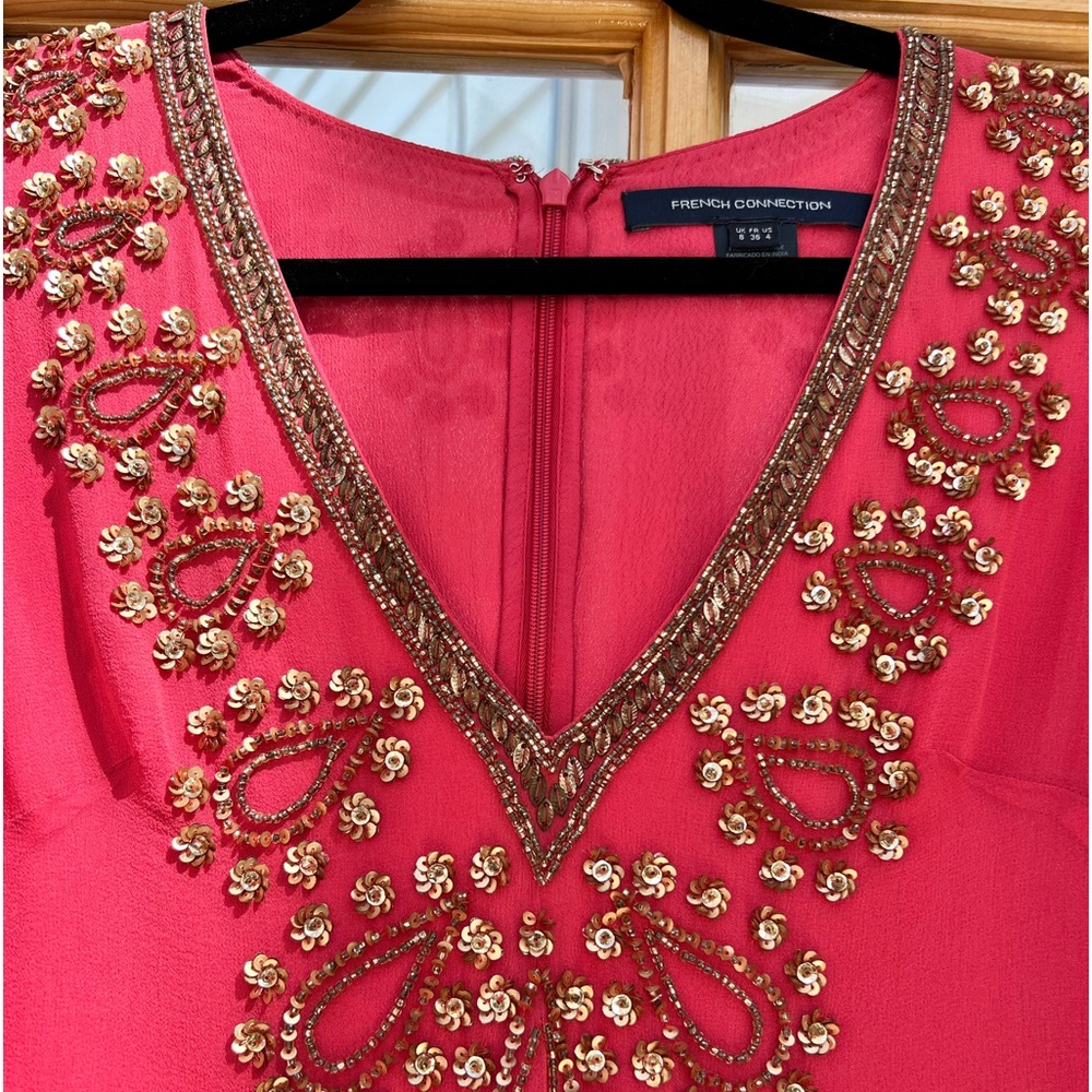 French connection punk beaded dress